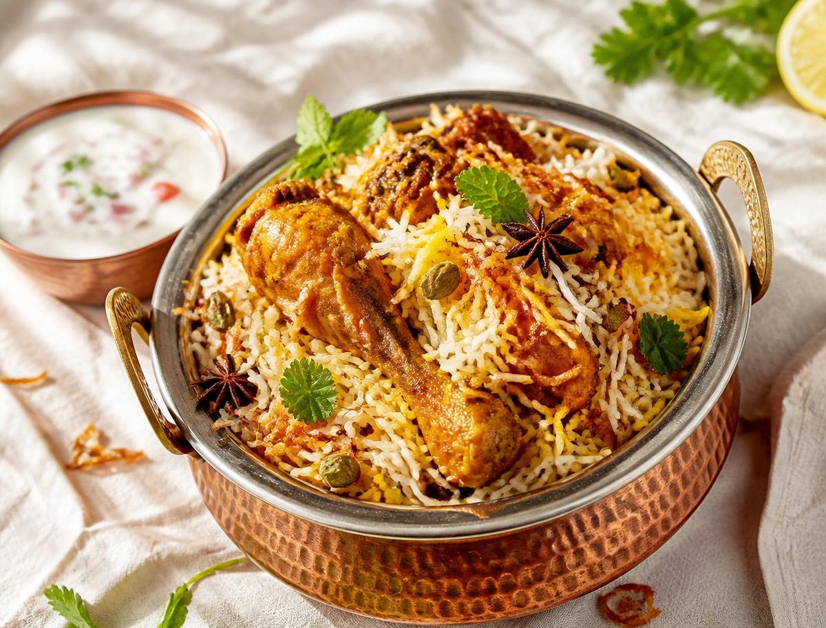Biryani & Rice — Chicken Biryani, Mutton Biryani, Vegetable Biryani, Paneer Biryani